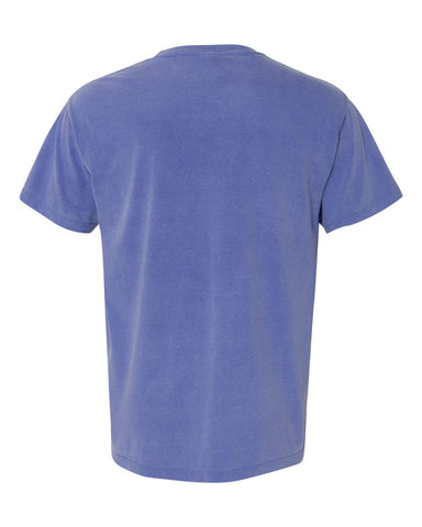 Comfort Colors 1717 - Unisex Garment-Dyed Heavyweight T-Shirt - Periwinkle - Back