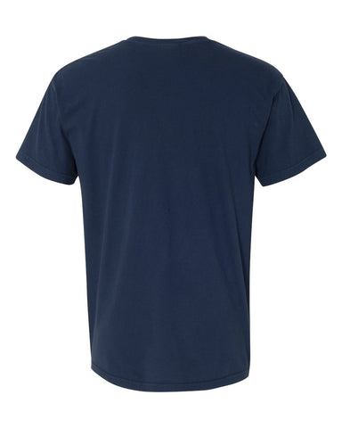 Comfort Colors 1717 - Unisex Garment-Dyed Heavyweight T-Shirt - True Navy - Back