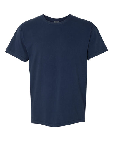 Comfort Colors 1717 - Unisex Garment-Dyed Heavyweight T-Shirt - True Navy - Front