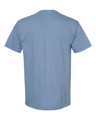 Comfort Colors 1717 - Unisex Garment-Dyed Heavyweight T-Shirt - Washed Denim - Back