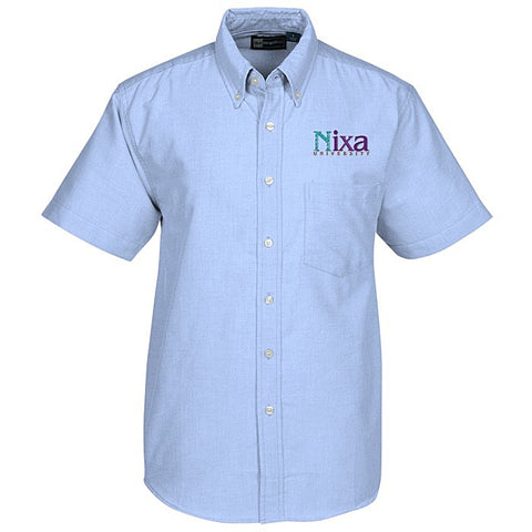 Blue Generation Short Sleeve Oxford - Men's - Solid - Blue
