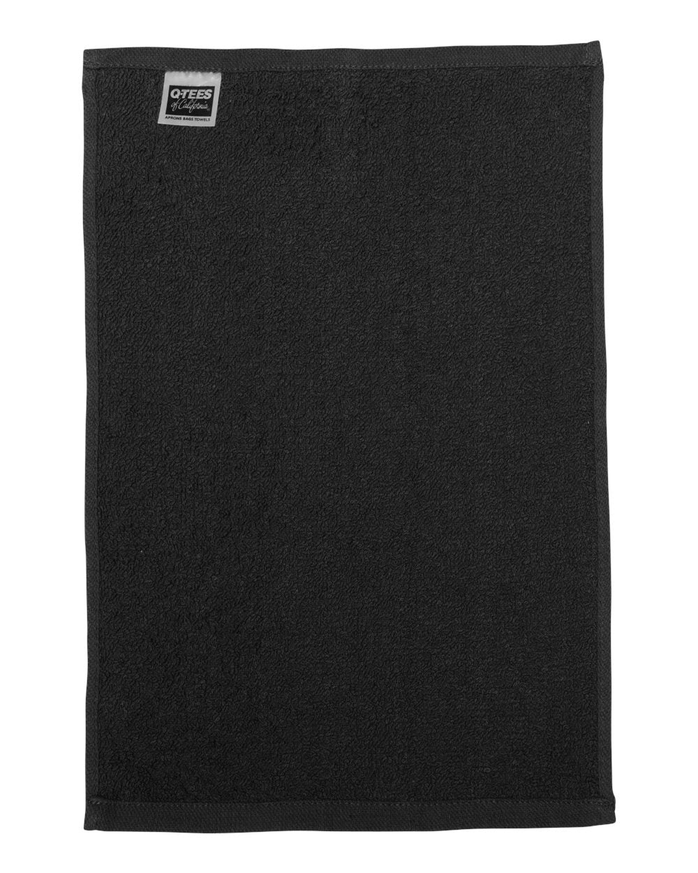 Q-Tees T18 - Budget Rally Towel - Black