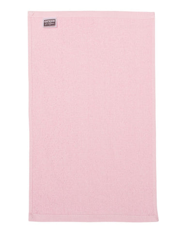Q-Tees T18 - Budget Rally Towel - Light Pink