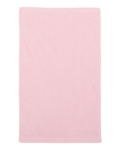Q-Tees T18 - Budget Rally Towel - Light Pink