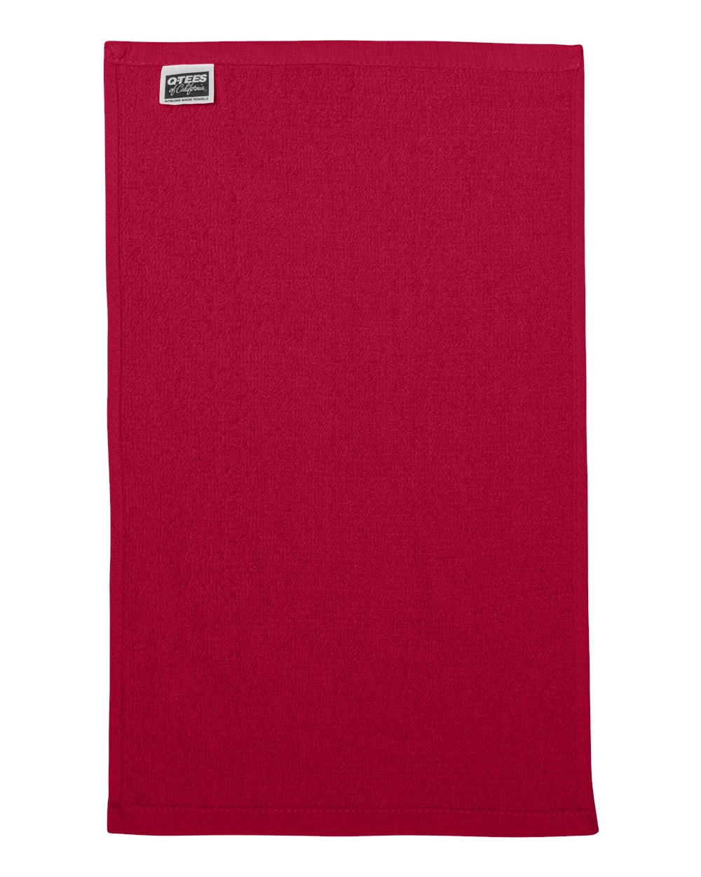 Q-Tees T18 - Budget Rally Towel - Red