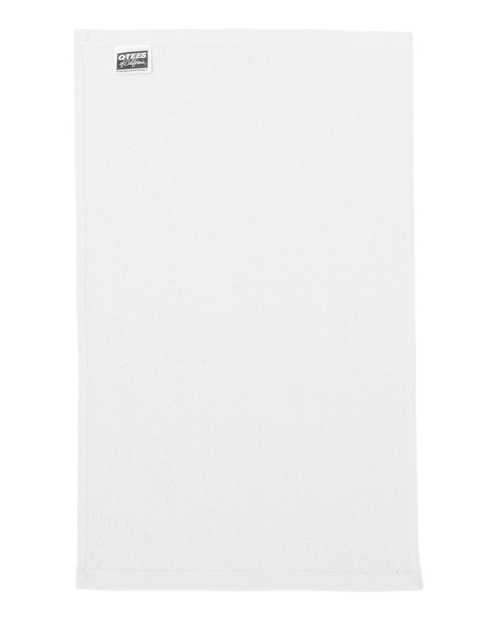 Q-Tees T18 - Budget Rally Towel - White