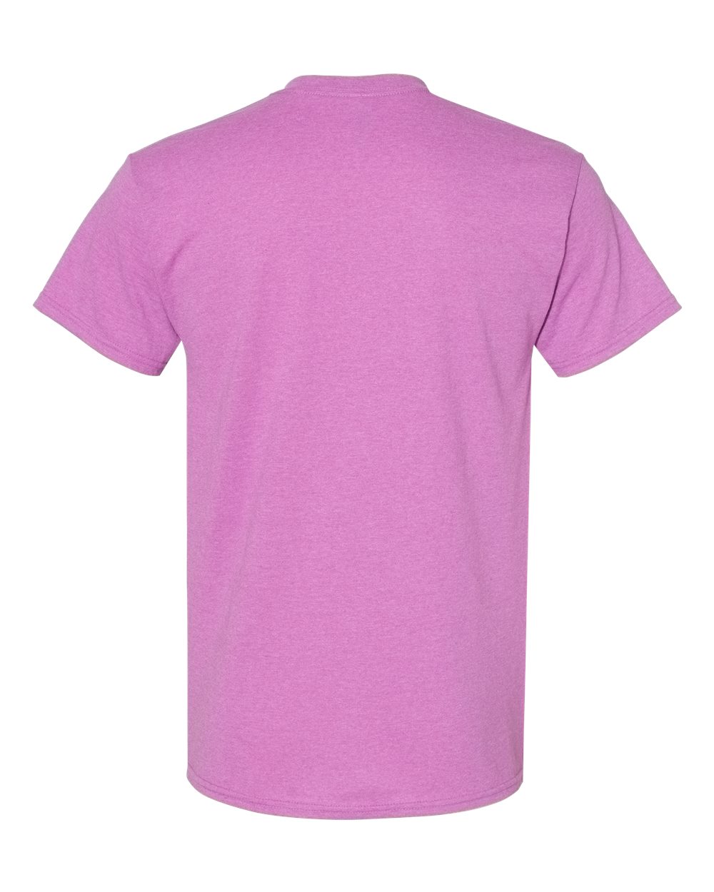 Gildan 5000 - Unisex Heavy Cotton™ T-Shirt - Heather Radiant Orchid - Back