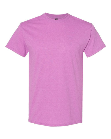 Gildan 5000 - Unisex Heavy Cotton™ T-Shirt - Heather Radiant Orchid - Front