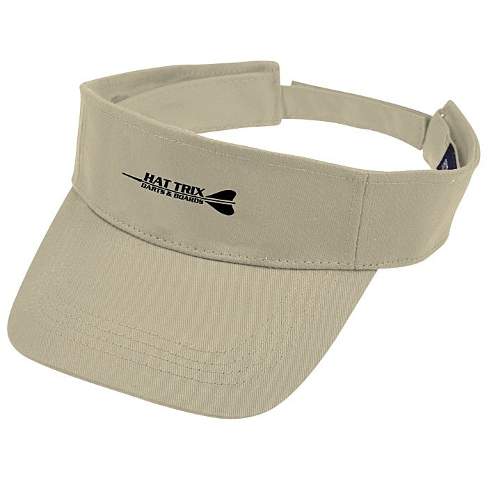 Cotton Twill Lightweight Visor - Khaki