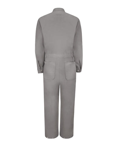 Red Kap CC18 - Men's Zip-Front Cotton Coverall - Grey