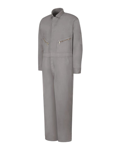 Red Kap CC18 - Men's Zip-Front Cotton Coverall - Grey