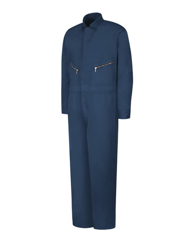 Red Kap CC18 - Men's Zip-Front Cotton Coverall - Navy