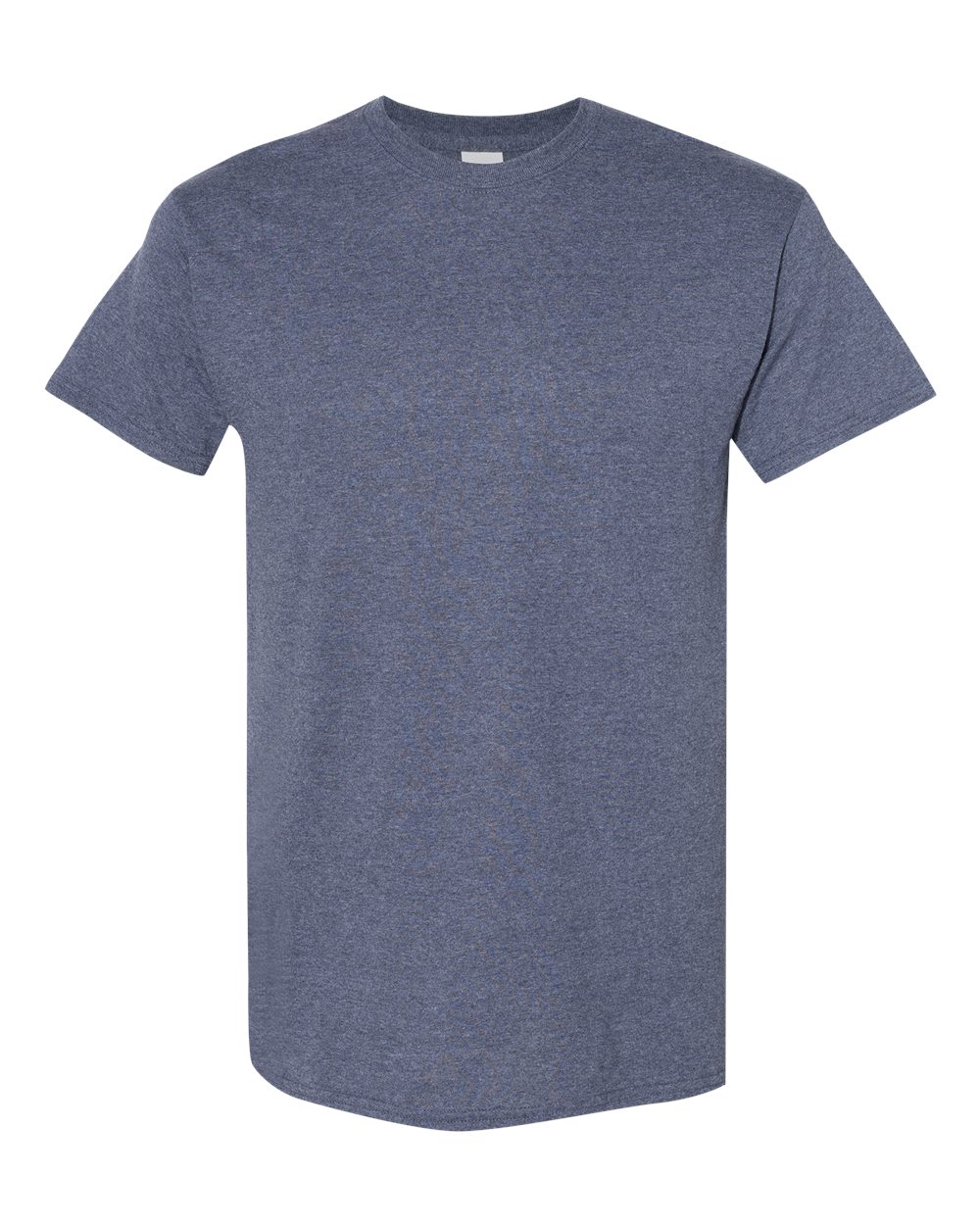 Gildan 5000 - Unisex Heavy Cotton™ T-Shirt - Heather Navy - Front