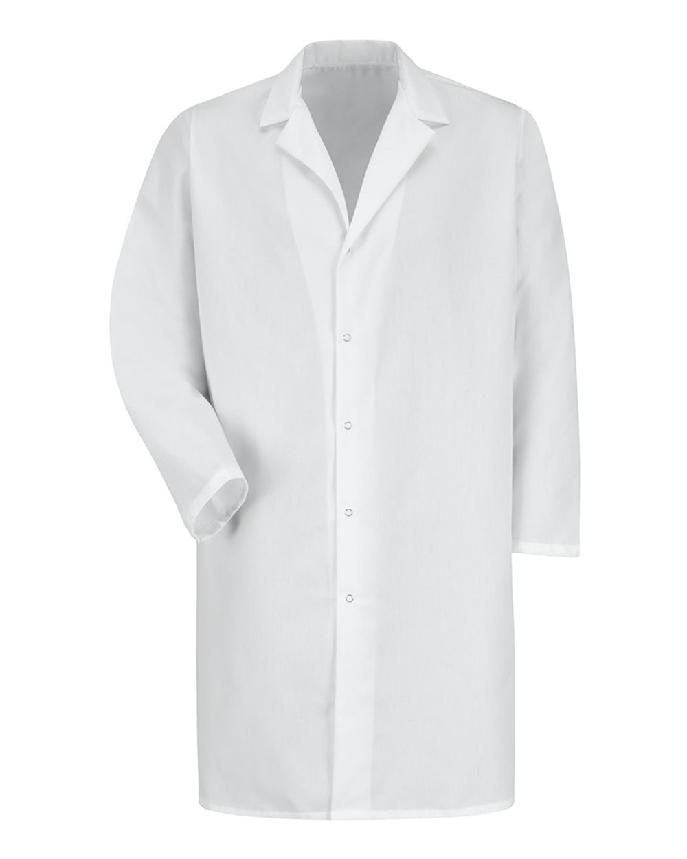 Red Kap KP38 - Unisex Lab Coat with Gripper - White