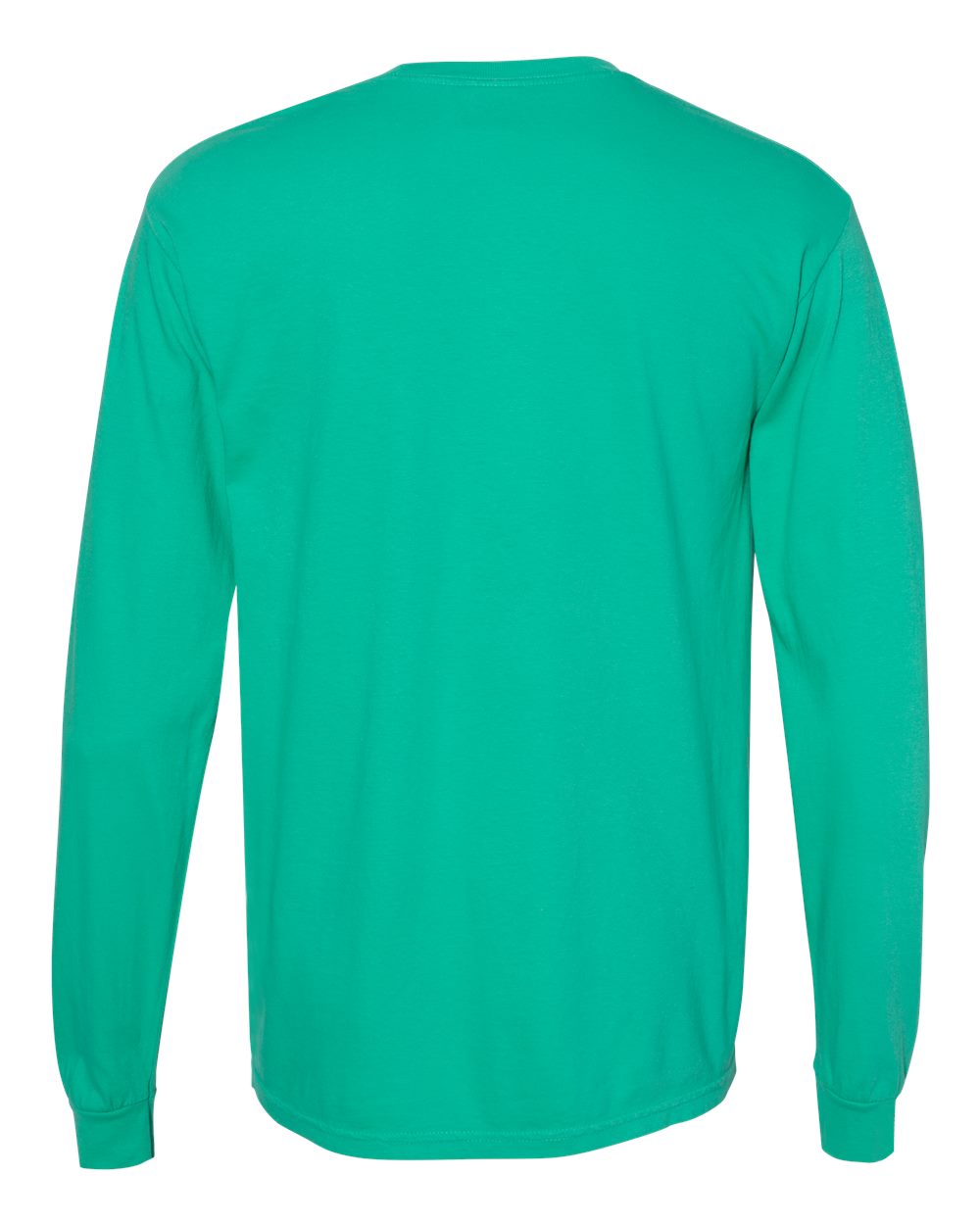 Comfort Colors 6014 - Unisex Garment-Dyed Heavyweight Long Sleeve T-Shirt - Island Green - Back