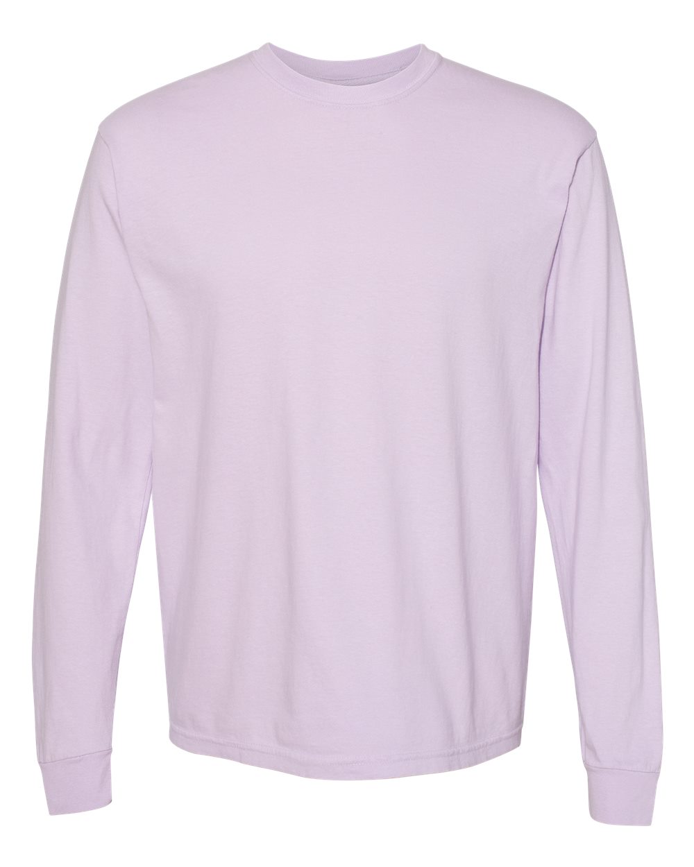 Comfort Colors 6014 - Unisex Garment-Dyed Heavyweight Long Sleeve T-Shirt - Orchid - Front