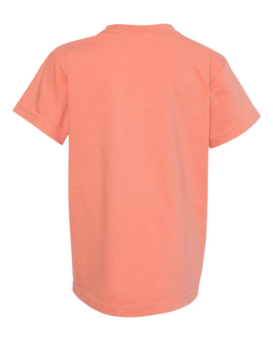 Comfort Colors 9018 - Youth Garment-Dyed Heavyweight T-Shirt - Terracotta - Back