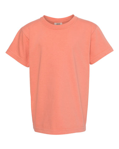 Comfort Colors 9018 - Youth Garment-Dyed Heavyweight T-Shirt - Terracotta - Front