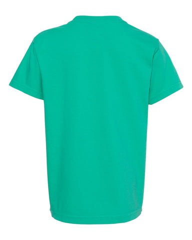 Comfort Colors 9018 - Youth Garment-Dyed Heavyweight T-Shirt - Island Green - Back