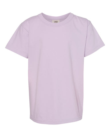 Comfort Colors 9018 - Youth Garment-Dyed Heavyweight T-Shirt - Orchid - Front