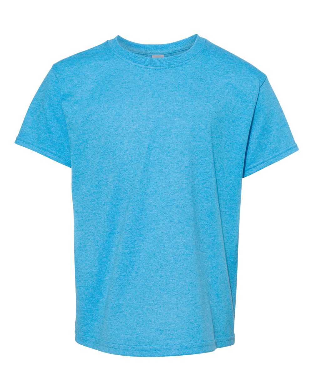 Gildan 5000B - Youth Heavy Cotton™ T-Shirt - Heather Sapphire - Front