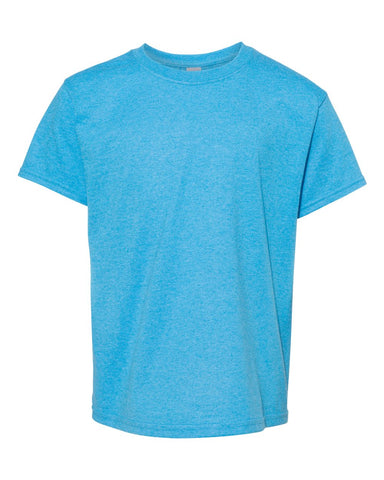 Gildan 5000B - Youth Heavy Cotton™ T-Shirt - Heather Sapphire - Front