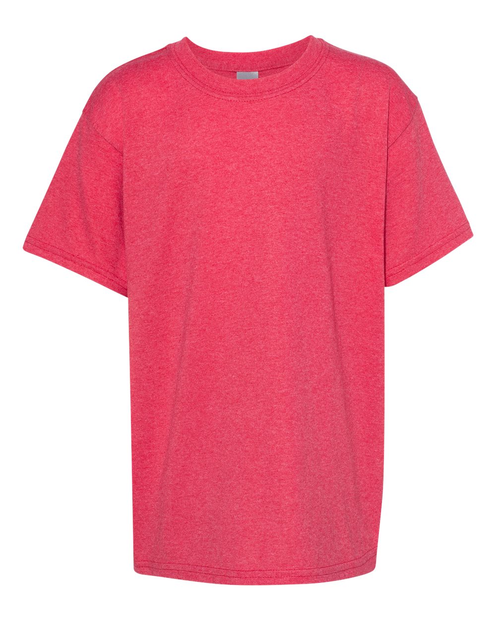 Gildan 5000B - Youth Heavy Cotton™ T-Shirt - Heather Red - Front