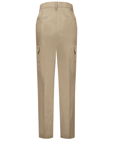 Red Kap PT89 - Women's Industrial Cargo Pants - Khaki - Unhemmed