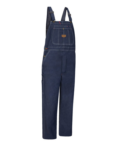 Red Kap BD10 - Men's Denim Bib Overall - Denim - 34I