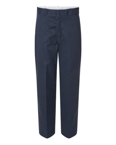 Dickies P874 - Unisex Industrial 874® Work Pants - Dark Navy - 39 Unhemmed