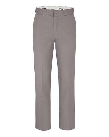 Dickies P874 - Unisex Industrial 874® Work Pants - Silver Grey - 32I